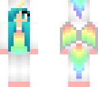 blue hair unicorn