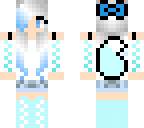 cute blue girl