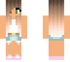 cute summer girl edited my minecraft skin
