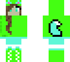 green fox girl