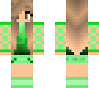skin green girl 