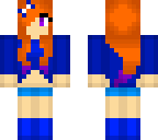 blue ginger girl