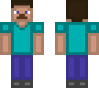 blue pixel steve