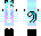 cat girl with pretty hair