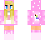 cute pink hoddie girl
