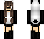 edited panda girl
