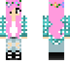 pink-haired girl