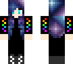 rainbow galaxy girl re-edit