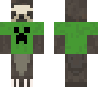 sloth w creeper shirt