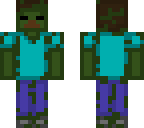 blue pixel zombie