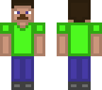 green pixel steve