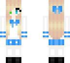 my school girl skin with a bow
