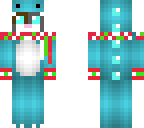 puppy in dino christmas girl