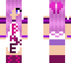 purple kawaii baker girl