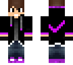 purple nike teenager