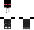 white hoodie red eyed enderman