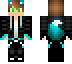 blue- black wolf boy