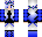 blue zerin with hair