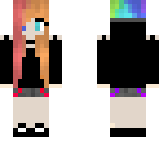 rainbow emo girl