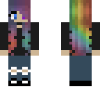 rainbow emo girl