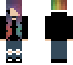 rainbow emo girl