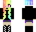 rainbow emo girl