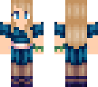 blue dress