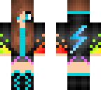 cool lightning girl