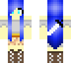 my skin with sword