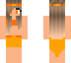 orange beach outfit