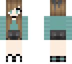 teal stripes