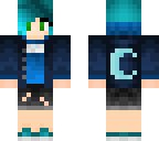 blue girl