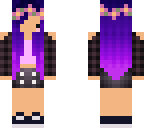 chibi purple ombre