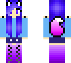cute blue fox girl