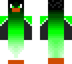 green bird