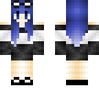 purple and blue shaded girl