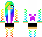 better edited rainbow girl