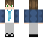 brown haired uniform boy