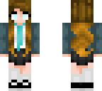 brown haired uniform girl