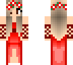 red summer dress