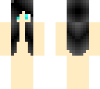 black hair skin base