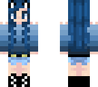 blue neko girl edit