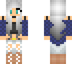 blue plaid girl