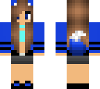 blue wolf girl