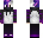 cool guy in purple flames