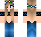 cute blue mermaid