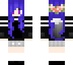 dark blue hair