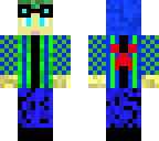 green and blue boy