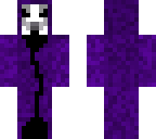 mask purple robe