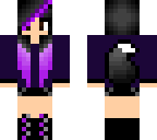 purple wolf girl